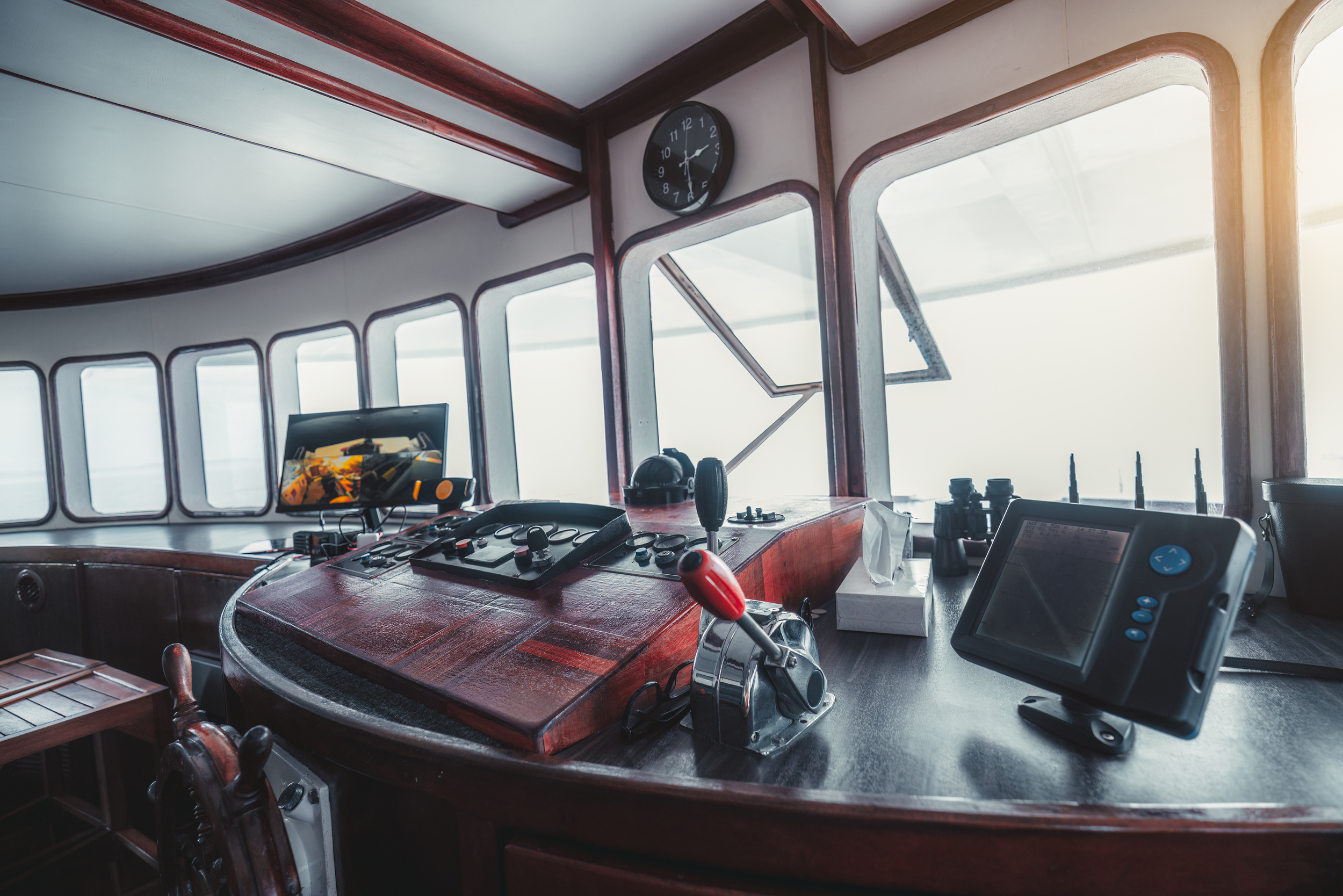 A ship dashboard full of elements
