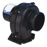 Jabsco Blower for Flange Mounting x 75mm Hose Connection, 3m³/min (105 CFM), 12V