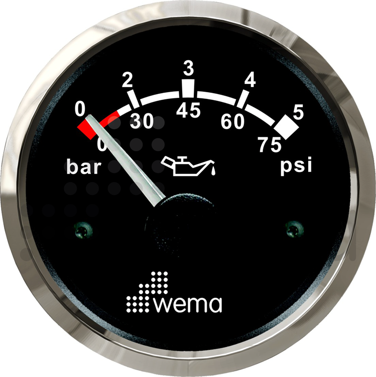 110674 Wema Oil Pressure Instrument - Image 1
