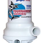 Rule Tournament Series, Dual Port 1600GPH Livewell Pump, 12V