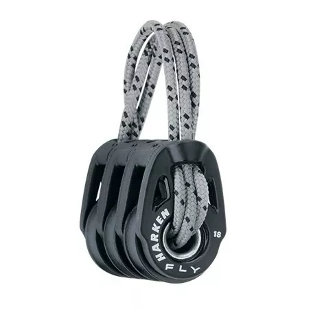 2180 Harken 18mm Fly Soft Attach Triple Block - Image 1