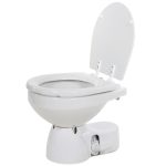 Jabsco Quiet Flush E2 Electric Toilet with Rinse Pump, Compact Size, 24V - Image 2