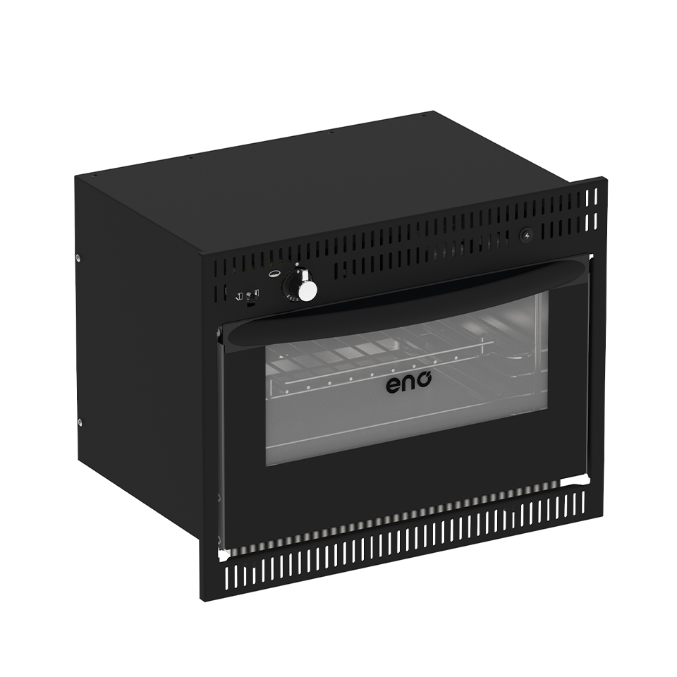873370850785-1_FOUR_GAZ_ENCASTRABLE_GOURMET_BLACK_SANS_GRIL_ENO (1) ENO GOURMET Oven Black - Image 1