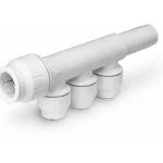 John Guest Plastic Plumbing Manifold 22m with 3 Ports 15mm