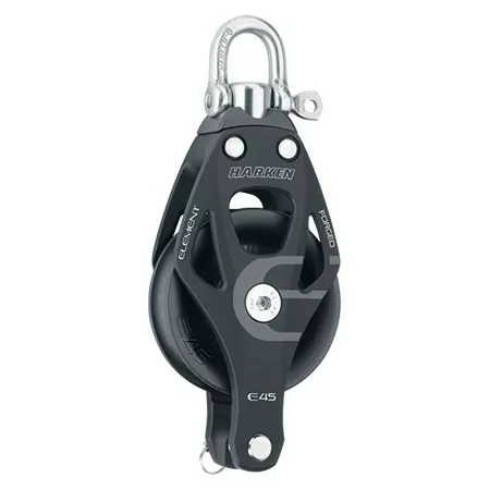 6231 Harken 45mm Aluminum Element Block with Swivel & Becket - Image 1