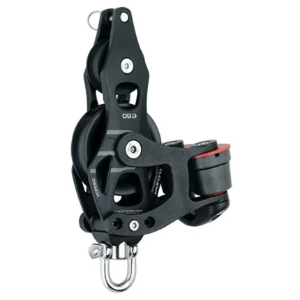 Harken Αλουμινένιο Ράουλο Element Κιθάρα 60mm με Στριφτάρι, Δαγκάνα & Becket