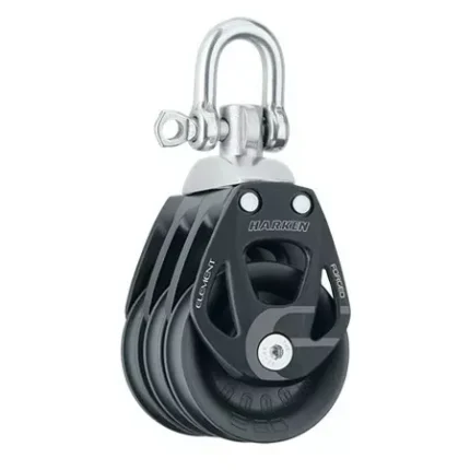 Harken Αλουμινένιο Τριπλό Ράουλο Element 60mm με Στριφτάρι