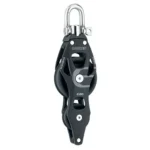 Harken 80mm Aluminum Element Fiddle Block — Swivel & Becket