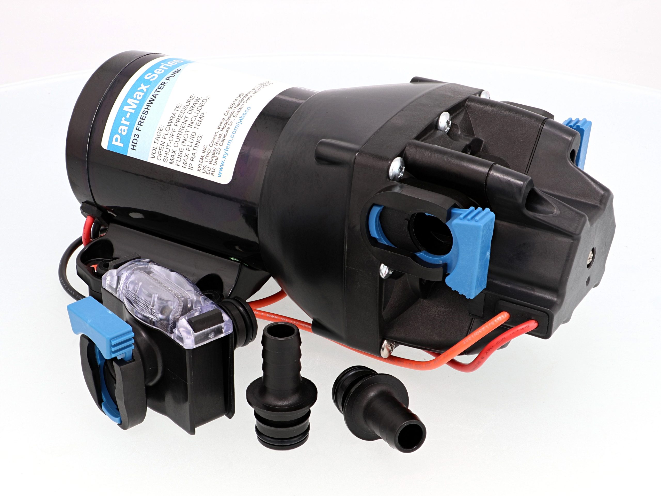 Jabsco-Par-Max-HD3-Full-Contents Jabsco Πρεσσοστατική Αντλία Νερού Par-Max HD3, 11L/Min, 60psi, 12V - Image 1