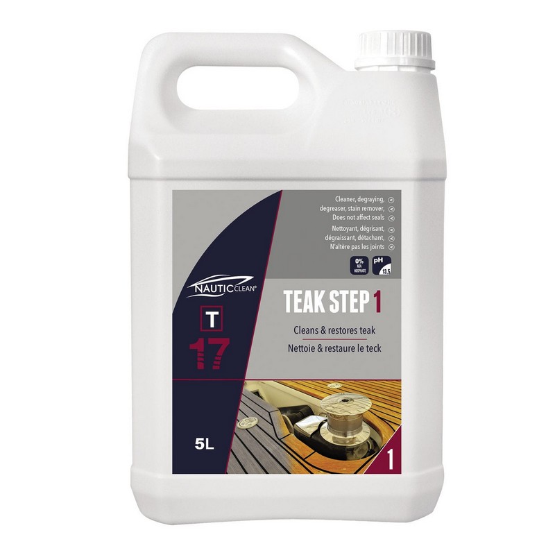 products-Teak-Cleaner-Nautic-Clean-17-5Lt Nautic Clean T17 Καθαριστικό για Ξύλο Teak 5Lt - Image 1