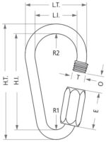 Maillon Rapide Βιδωτός Σύνδεσμος Pear, 8mm - Image 2