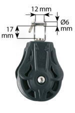 Wichard Block 55mm with Swivel & Clevis Pin - Image 2