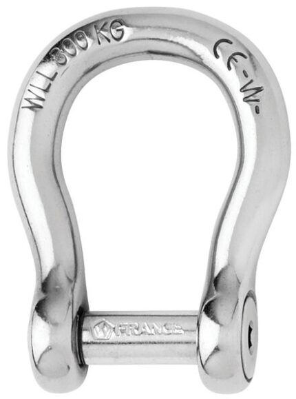 Wichard Self-Locking Allen Head Pin Bow Shackle – Dia 6mm