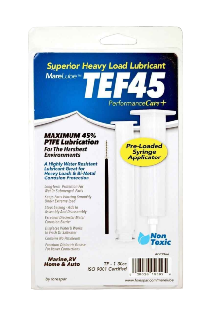 Forespar MareLube TEF 45 Συνθετικό Γράσο PTFE Υψηλής Απόδοσης σε Σύριγγα, 30g