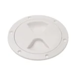 Barton Screw Inspection Cover 5″, White