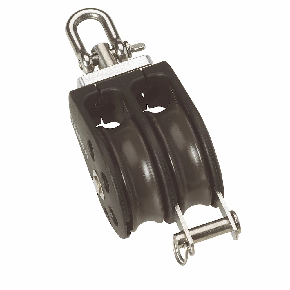 N02231 Barton Double Block 35mm with Swivel & Becket - Image 1