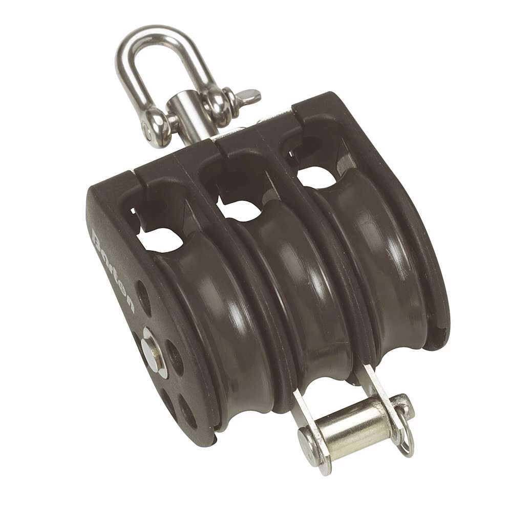 N03331 Barton Triple Block 45mm with Swivel & Becket - Image 1